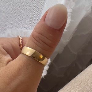 Vintage 14k yellow gold Cigar Band
